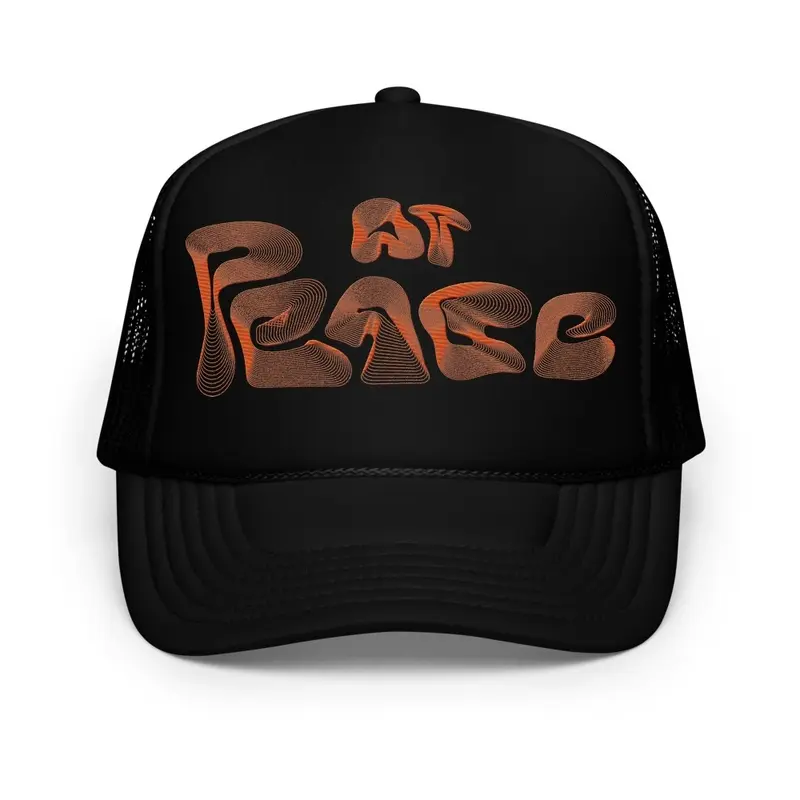 At Peace Trucker Hat - Orange