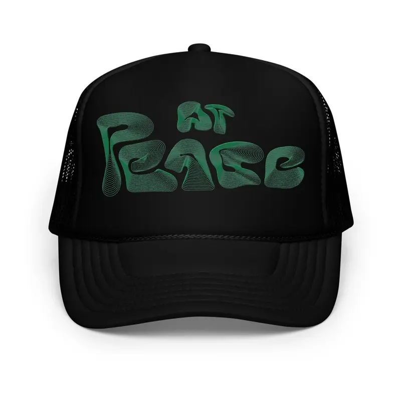 At Peace Trucker Hat - Green